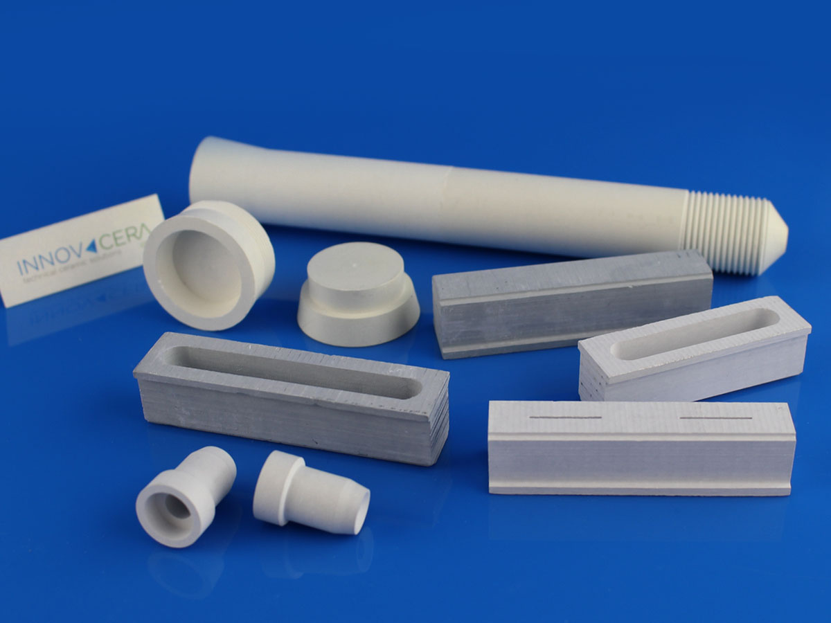 INNOVACERA Pyrolysis Hot Pressing Boron Nitride Threaded Pipe Tube9-26-54