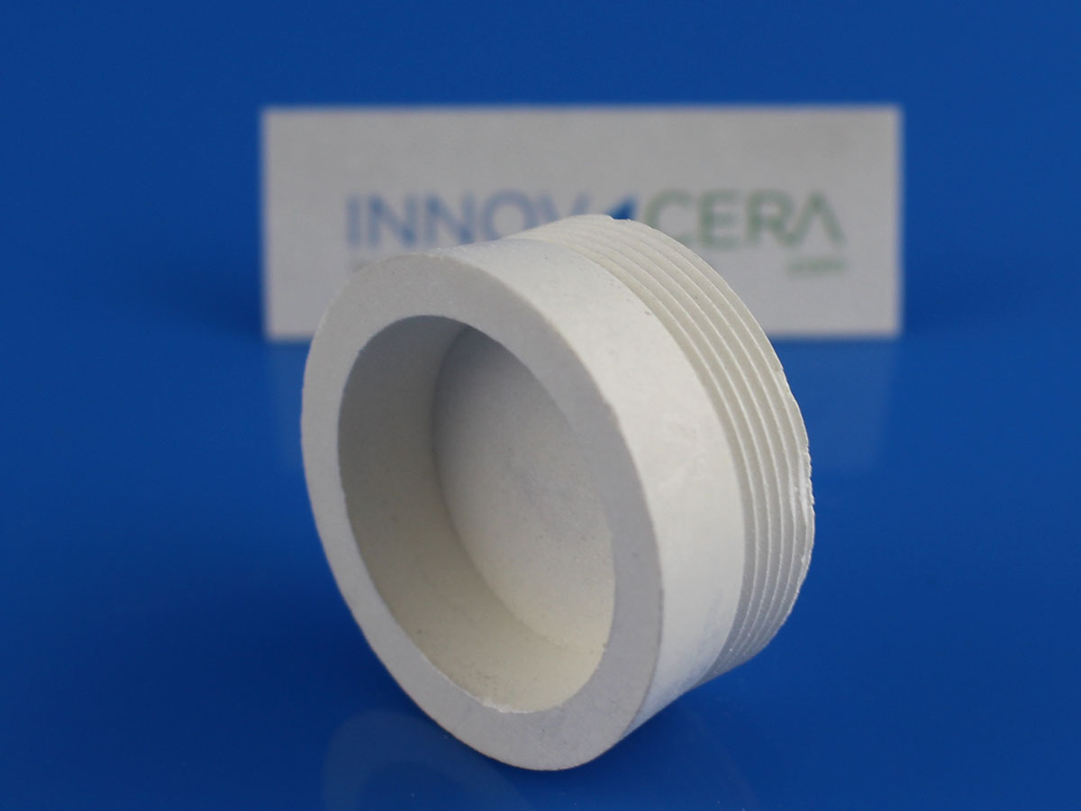 INNOVACERA Customized Heat Resistance Excellent Shock Resistant BN Boron Nitride Tube Bushing High Wet Resistance To Molten Metals Slags And Glass9-26-50