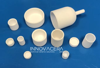 INNOVACERA Alumina Precision Ceramic Crucible for Furnace and Lab Melting Metal坩埚