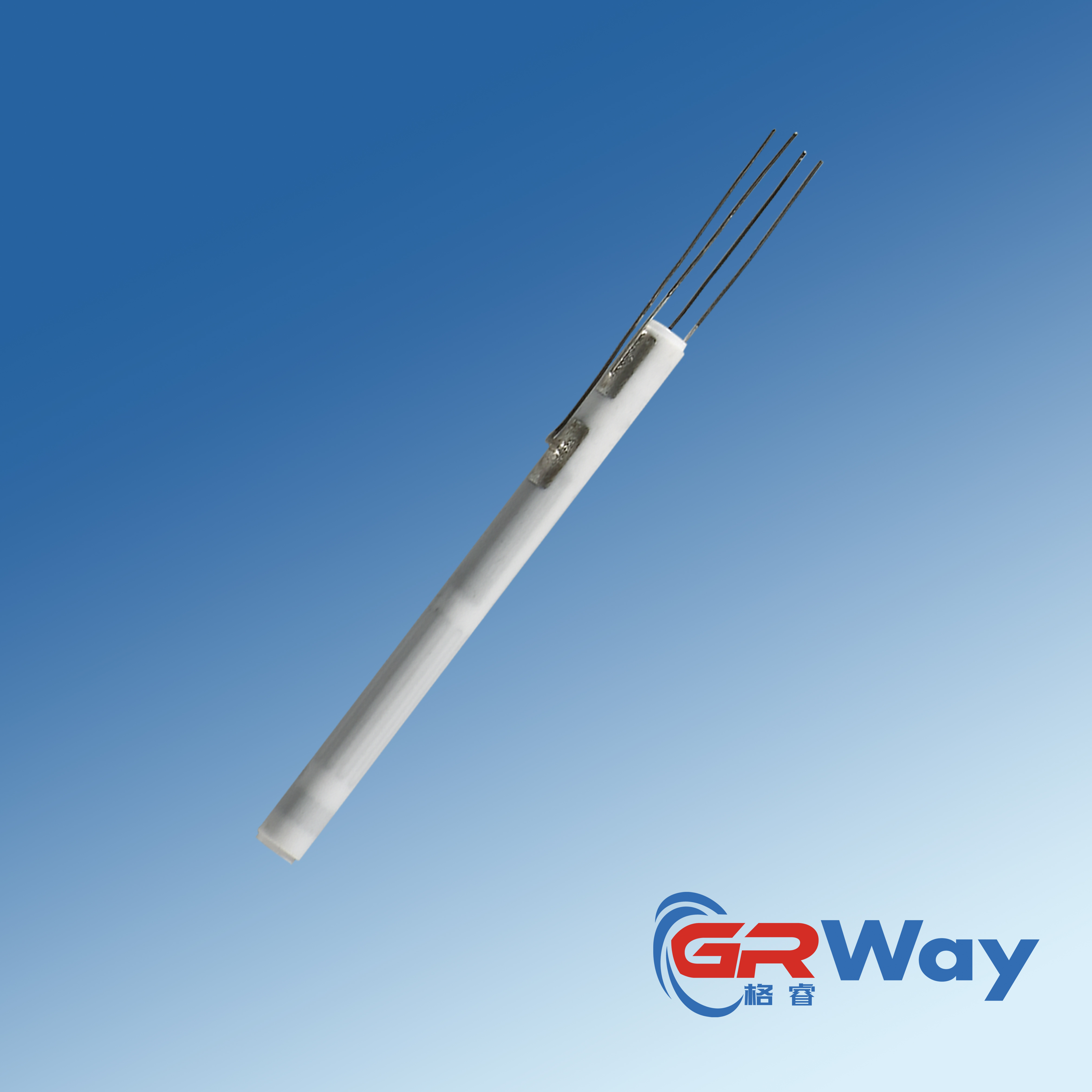 Ceramic heating core for ferroelectric