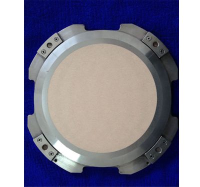 Microporous ceramic precision air adsorption/suspension platform