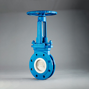 Ceramic knife gate valve