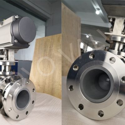 Si3N4 Silicon Nitride Lined Ball Valve