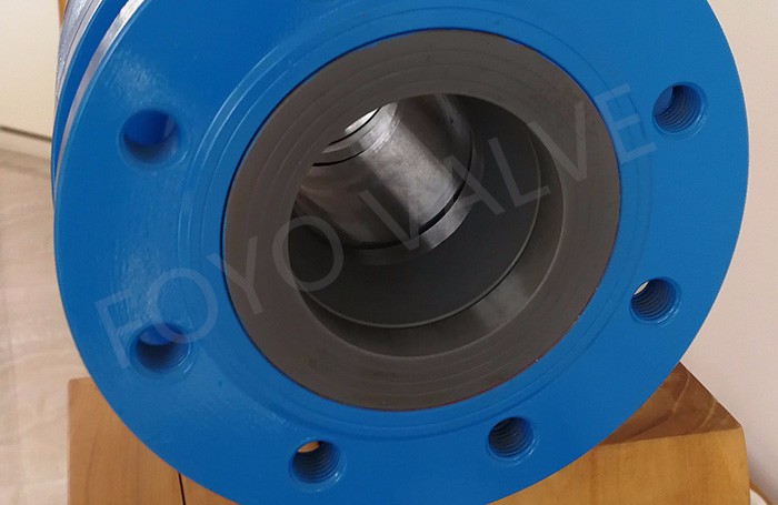 Si3N4 Silicon Nitride Lined Ball Valve136