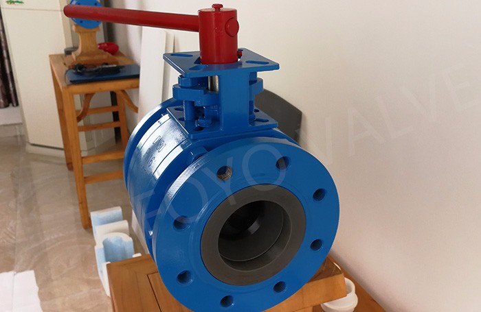Si3N4 Silicon Nitride Lined Ball Valve139
