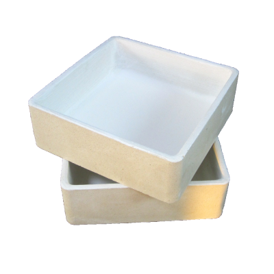 Kiln Furniture Corundum Mullite Sagger Tray for Magnetic Materials Ceramic Powder