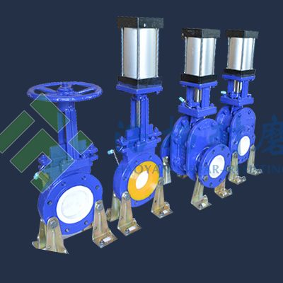 Ceramic double gate valve