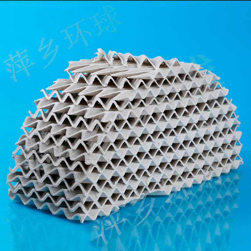 Ceramic structured packing