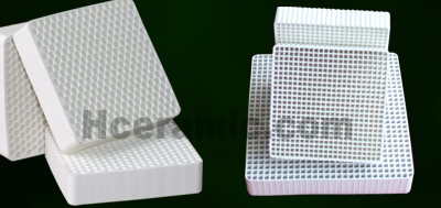 Honeycomb ceramic foundary filters