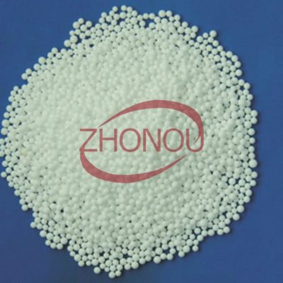 Microcrystalline alumina beads