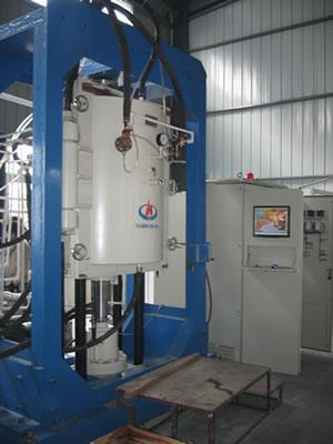 100T vacuum hot pressing furnace
