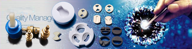 Ceramic Discs for faucet cartridge and headwork