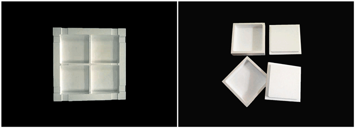 China Suppliers High Temperature Hot Press Boron Nitride Ceramic Square Crucible