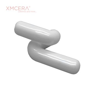Alumina ceramic pigtail type wire guide