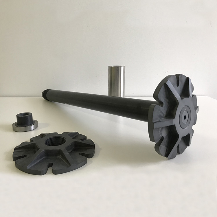 Silicon nitride degassing rotor