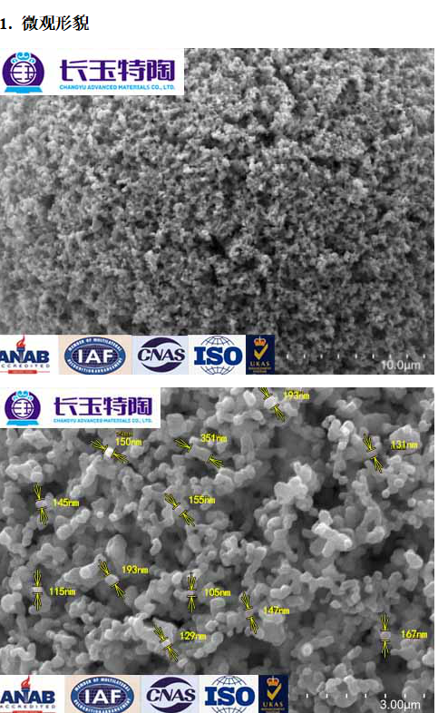 High purity ultrafine titanium nitride ceramic powder Ti (C, N)ticn微观形态