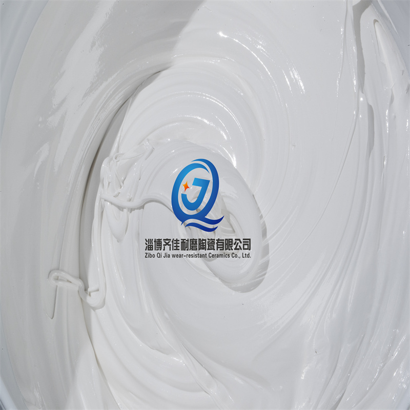 淄博齐佳 耐磨陶瓷胶 白色AB组合胶 下料仓用陶瓷片胶粘剂B47I3769 - 副本