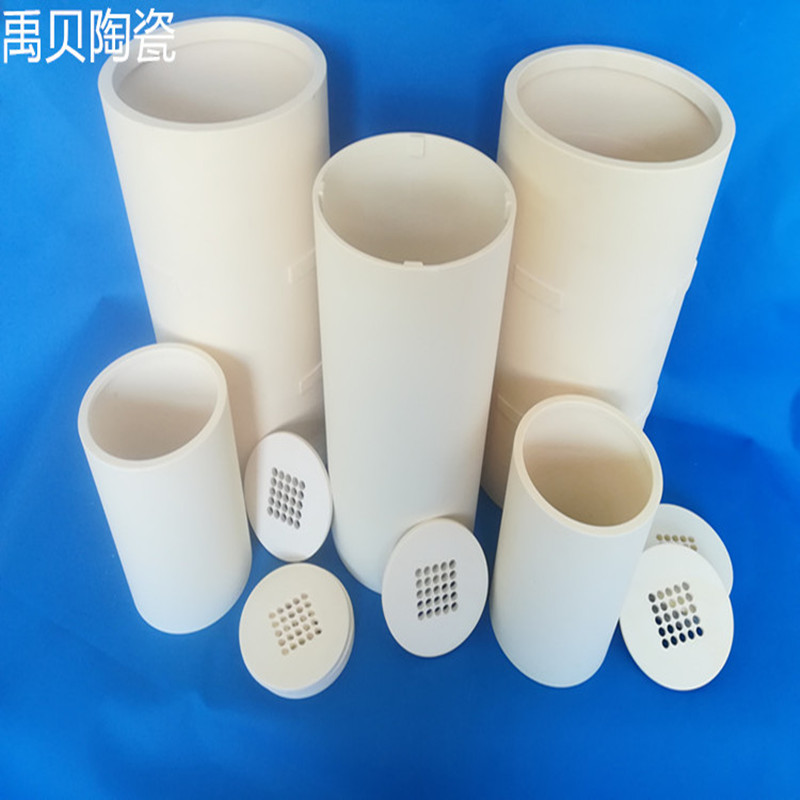 工厂定制加工99氧化铝陶瓷管 耐高温陶瓷套筒 耐磨氧化铝管