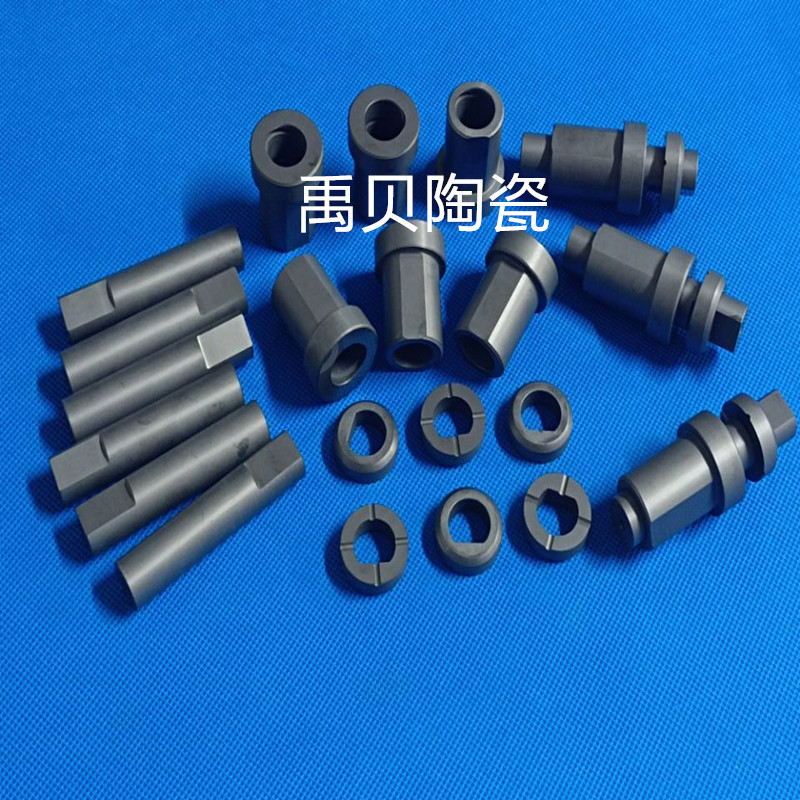 定制SSIC碳化硅轴套 无压碳化硅轴承 耐高温耐磨碳化硅机械轴套