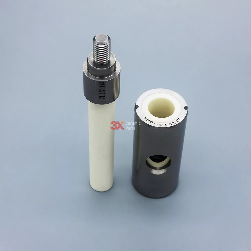 氧化铝镶不锈钢陶瓷套 氧化铝陶瓷芯ceradir_7072