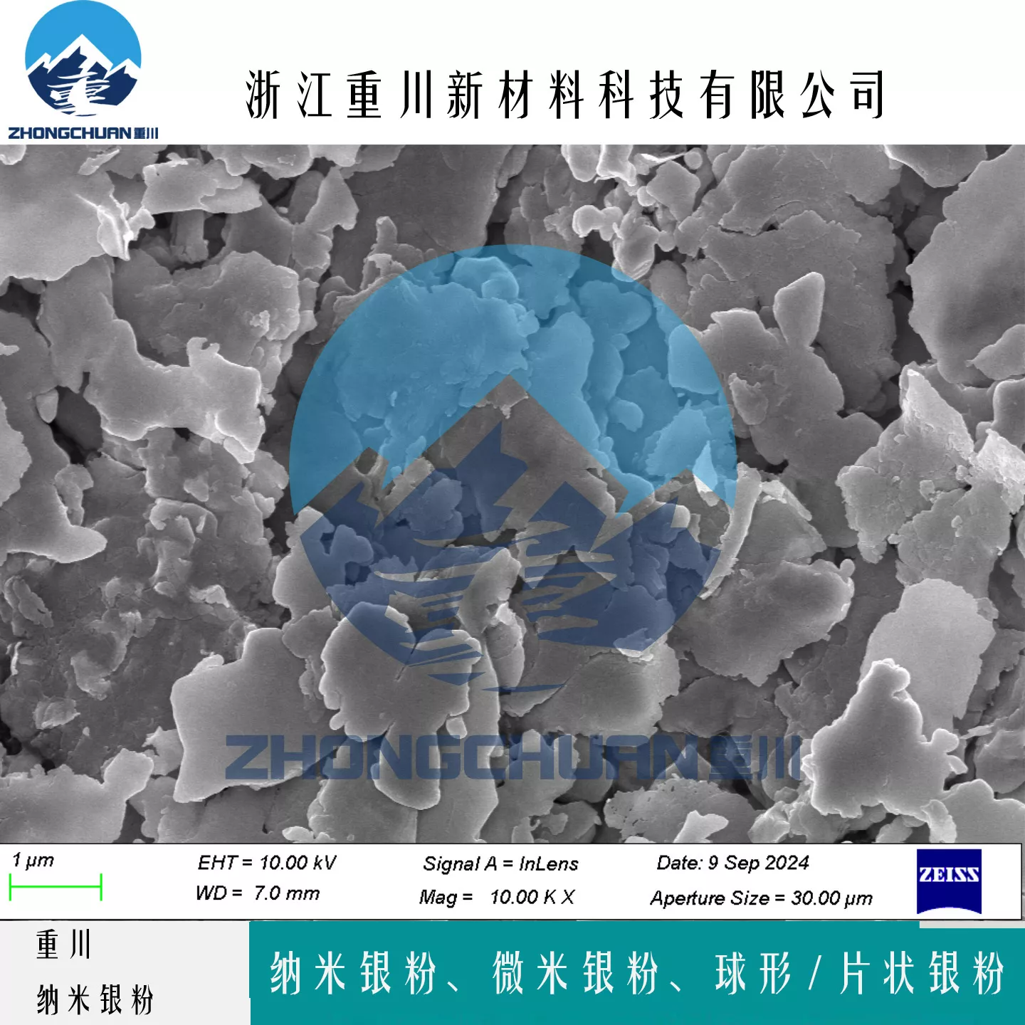 高纯度纳米银粉 导电抗菌银粉 电子浆料专用ceradir_7011