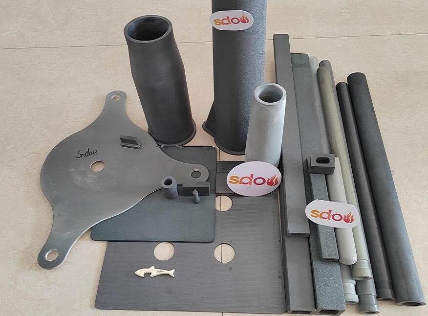 RSiC NSiC SiSiC ceramic kiln furniture (beam,plate,burner nozzle,roller,tube,crucible,saggers)