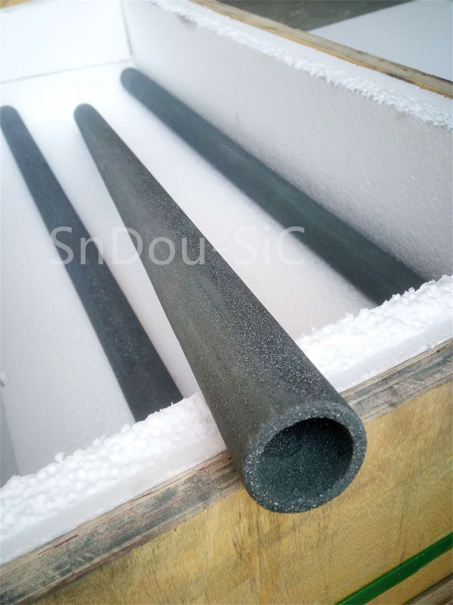 RSiC Tube (Protection tubes/Rollers/sheath/furnace pipe)#RSICTUBES RSIC TUBES BY CHINA SNDOU SIC CERAMICS