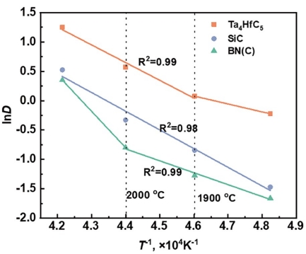 Interface structure and grain growth behavior of Ta4HfC5-Si2BC3N complex ceramic