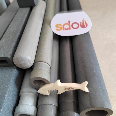 NSiC Riser Tube for LPDC machine parts (Stalk Ceramic Pipe)SIC SHEATH  by China Tangshan Sndou SiC Ceramics factory
