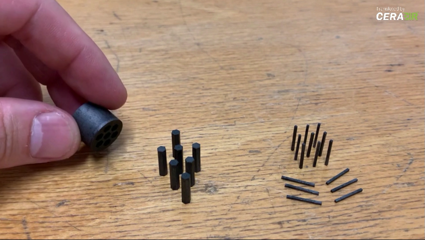 Laser Cutting of Thick Silicon Carbide (12mm SSiC)