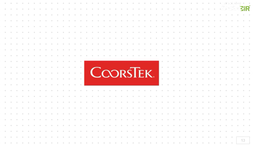 CoorsTek turns 110 this year: Lighting/Mirrors/Energy/Medical